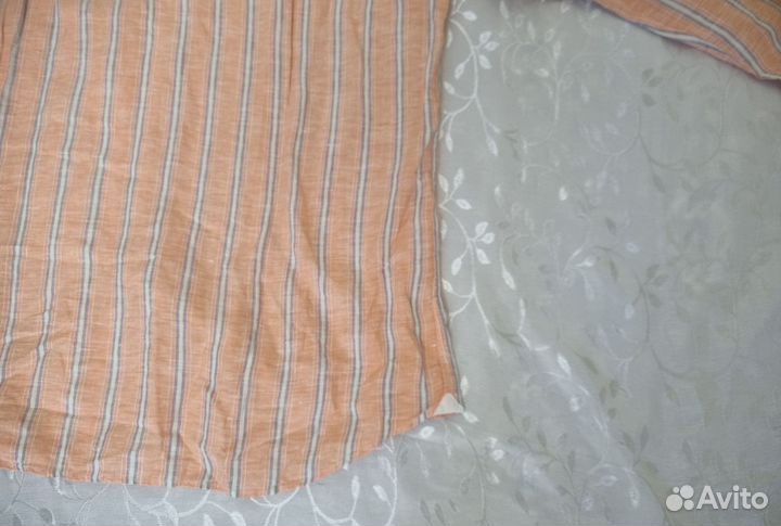 Рубашка мужская лён р48-50