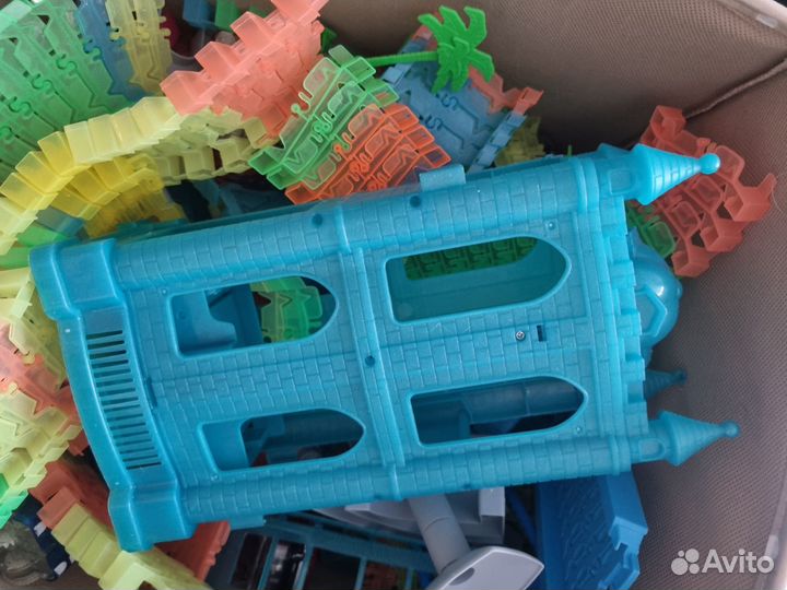 Гибкий трек дорога с машинками