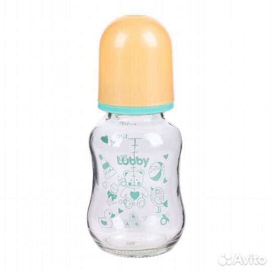 Бутылочка стеклянная