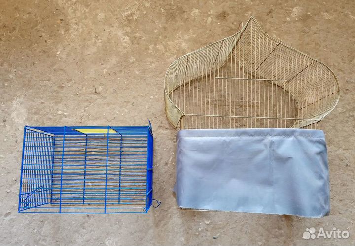 Клетка большая деревянная для птиц и тд 45х30х65см