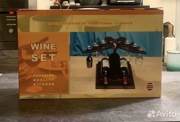 Минибар винный из дерева