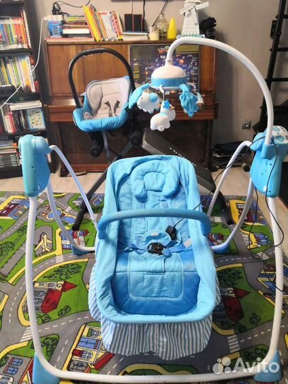 Люлька-качеля, детский шезлонг