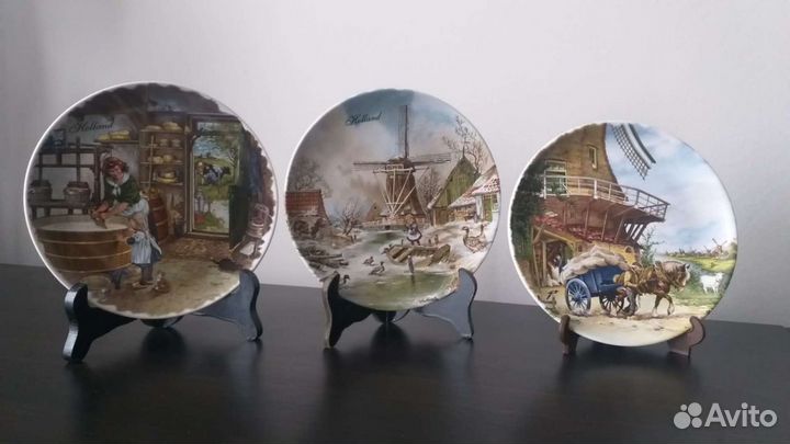 Коллекция винтажных тарелок holland