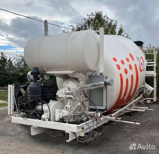 Установка миксера 6, 7 кубов