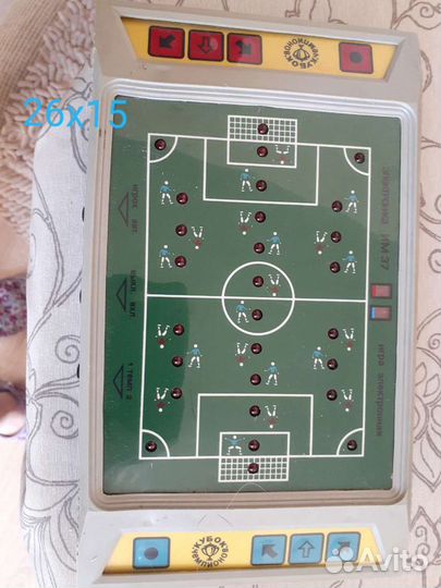 Электронная игра Футбол на батарейках, советская