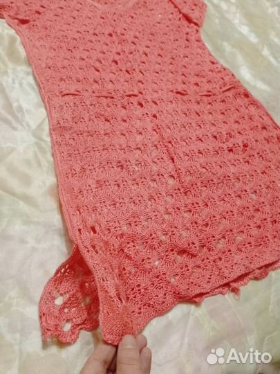 Вязанное платье женское летнее