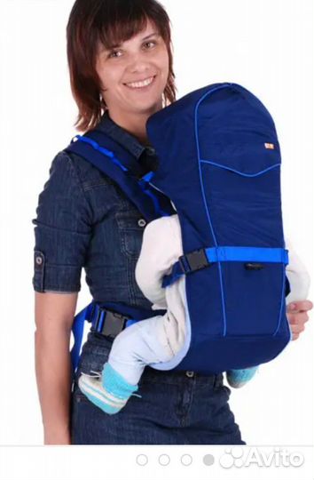 Рюкзак - Кенгуру Чудо-Чадо BabyActive Simple синий