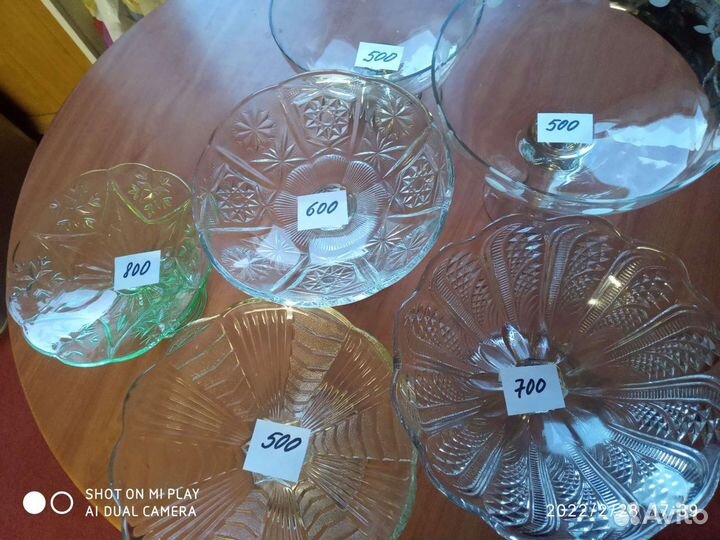 Вазы для цветов и фруктов из СССР