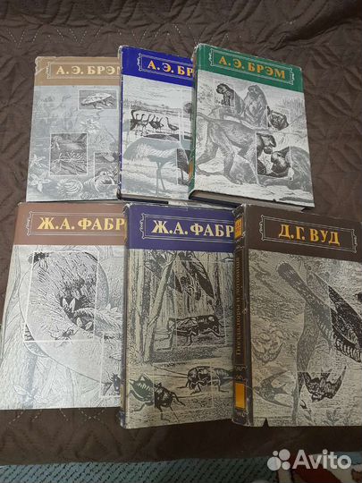 Жизнь животных в трёх томах (Брем) и детская литер