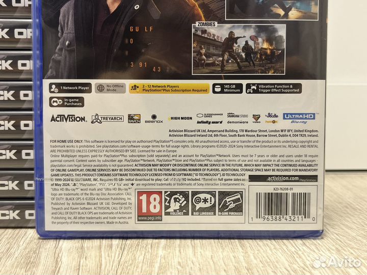 Call of Duty Black Ops 6 PS5 Новый Диск