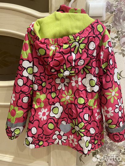 Ветровка для девочки 110 116 водонепроницаемая
