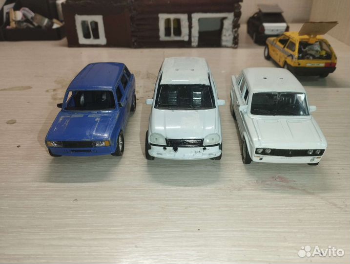 Модельки 1/43 нива, 2106,2104