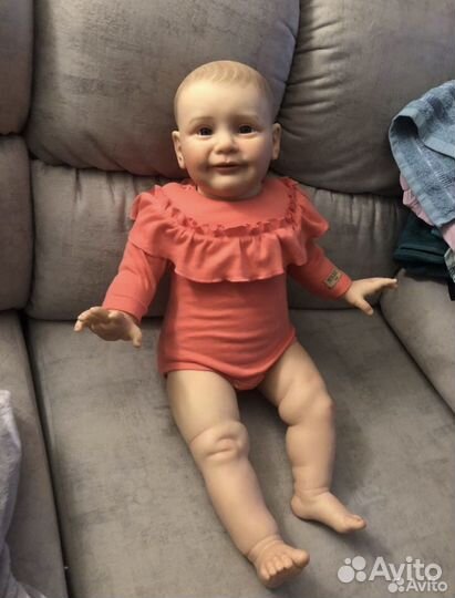 Кукла реборн Зои 67 см 3,5-4 кг большая новая