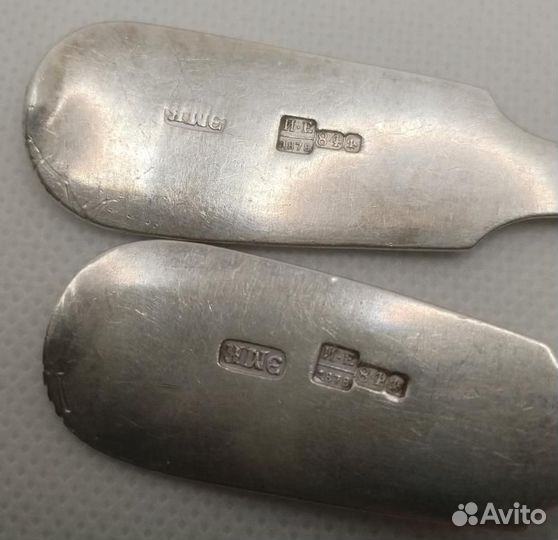 Ложки царские. Серебро 84. 1878 год