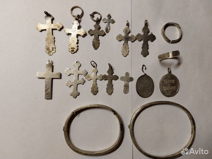 Крестики на 84пр. (именник на 1878г) и др