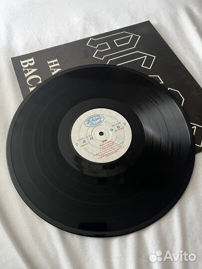 Виниловая пластинка AC DC Back in black 1993