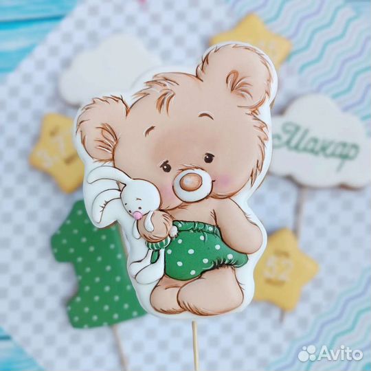 Пряничные топеры на торт