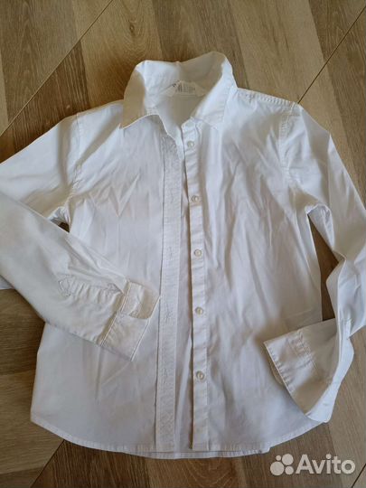 Рубашки школьные р. 122/128