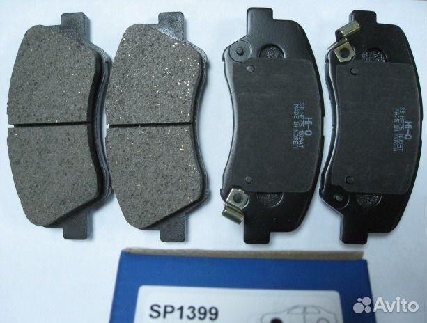 Колодки передние тормозные Solaris 10-17 / Rio 3