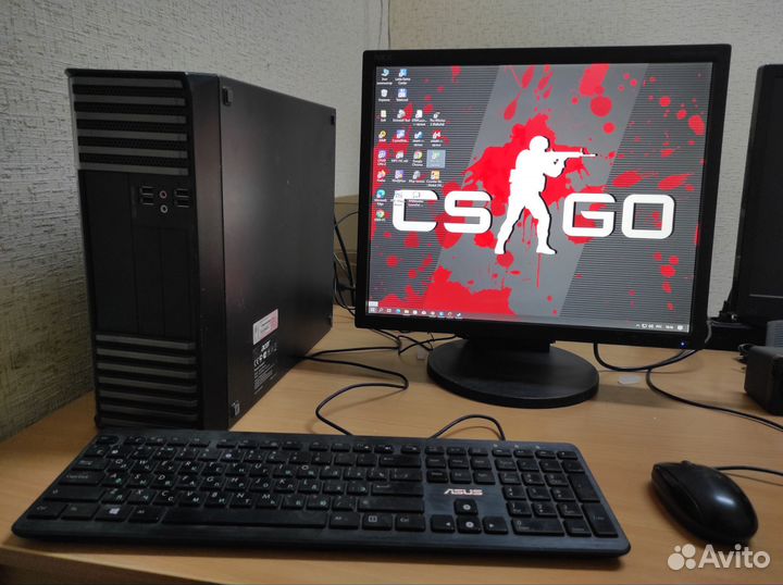 Пк в сборе. Intel. SSD, 4 Gb