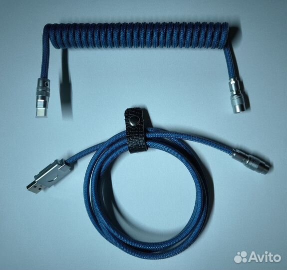 Спиральный кабель авиатор для клавиатуры