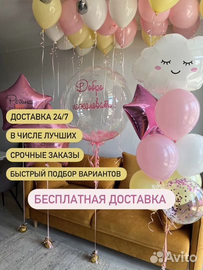 Воздушные и гелиевые шары на любой праздник