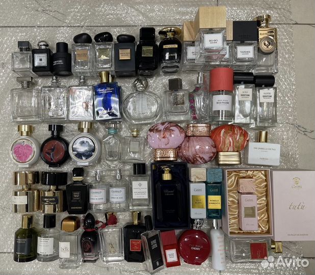 Пустые флаконы парфюмерии
