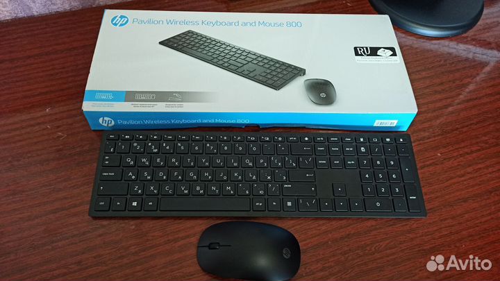 Беспроводная клавиатура и мышь hp