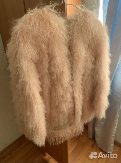 Шуба из натуральной ламы