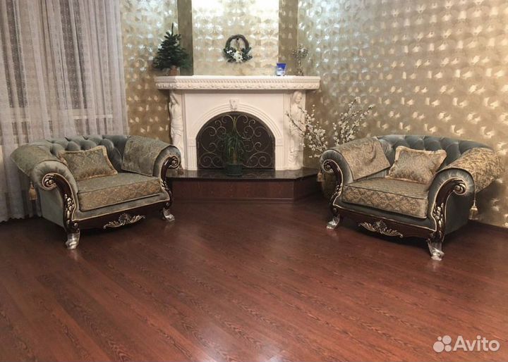 Диван т 2 кресла