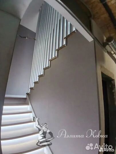 Перила-ширма на лестницу