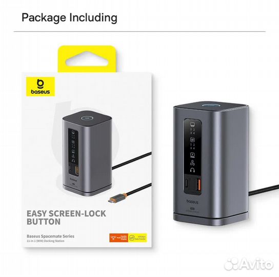Док-станция Baseus с USB C на DP 4K