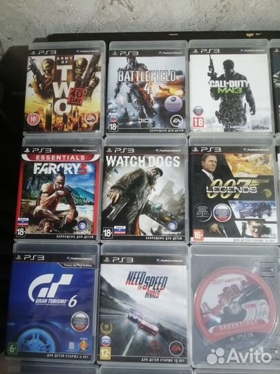 Диски для Sony playstation 3 (ps3)