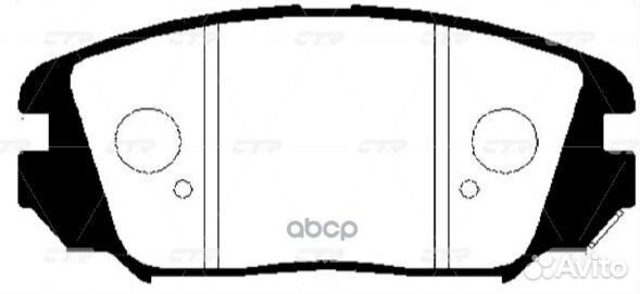 Ckkh-31 Колодки тормозные дисковые перед