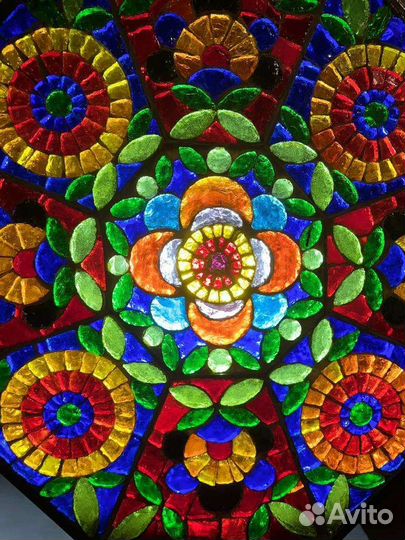 Композиция яблоко из хрустального стекла