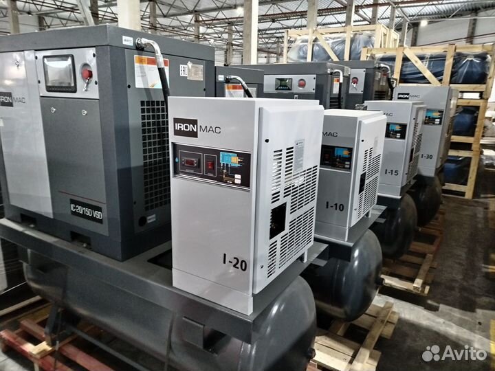 Винтовые компрессоры iron MAC в асортименте