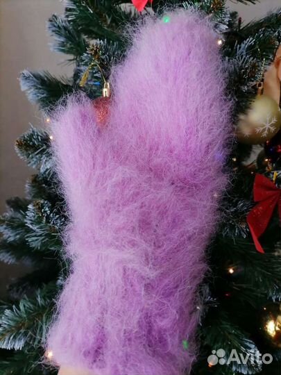 Варежки ручной работы