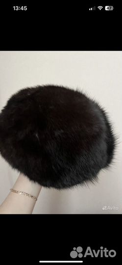 Шапка норковая женская