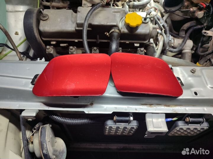 Накладки переднего бампера Лада Калина 1