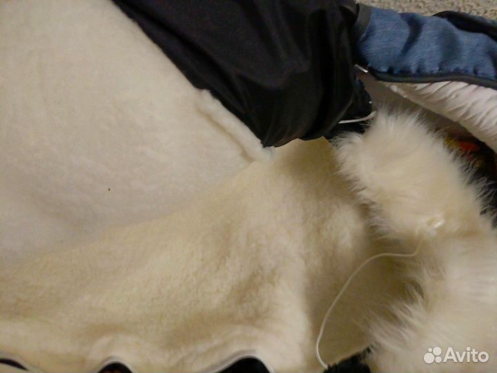 Зимний конверт на выписку, в коляску