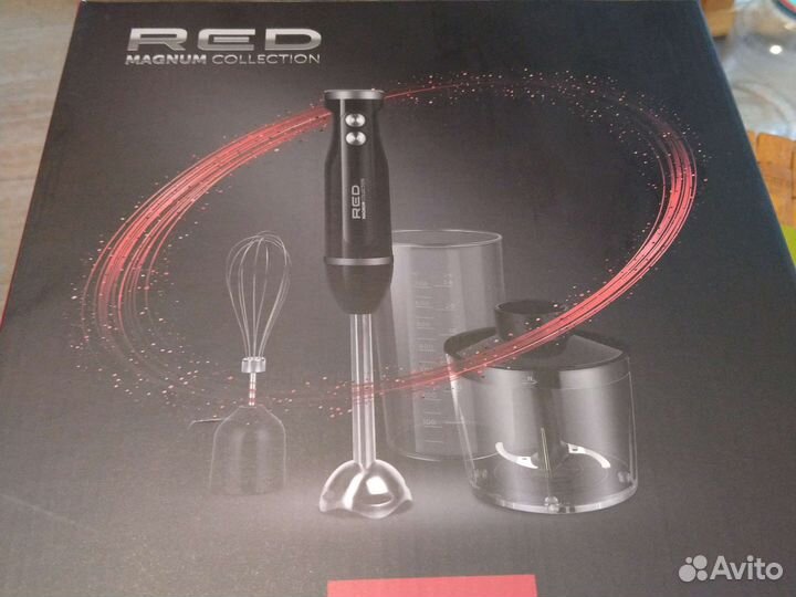 Погружной блендер Red новый1300в