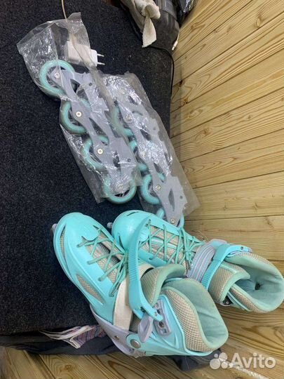 Коньки ролики 2 в 1 раздвижные