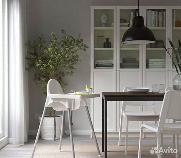 Детский стул и стол для кормления IKEA