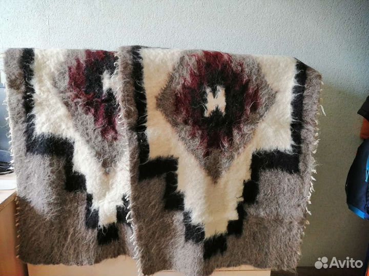 Лижник. Карпатские пледы на кресло 2шт