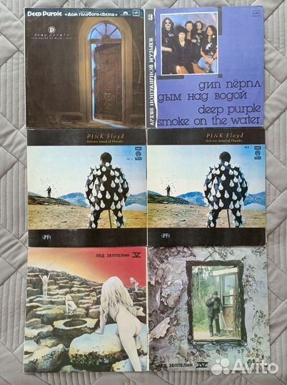 Виниловые пластинки Зарубежный, русский рок