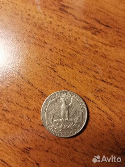 Монета Liberty 1986 quarter dollar