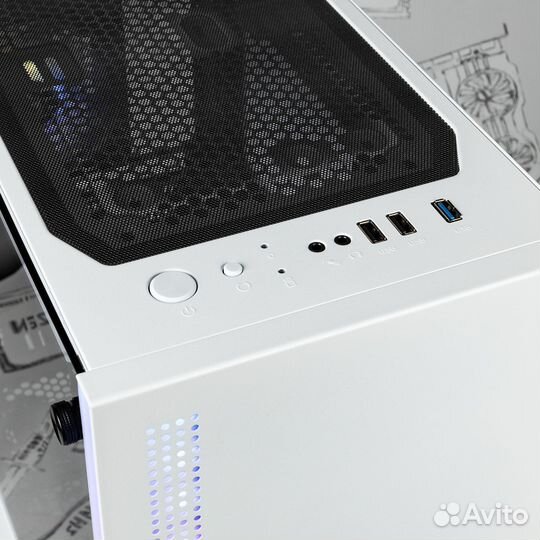 Белый игровой корпус Корпус zalman S5