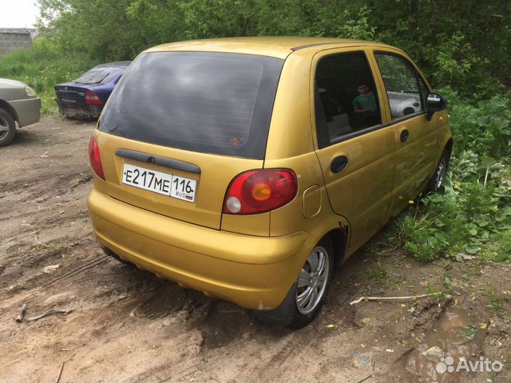 Daewoo Matiz 2005 разбор