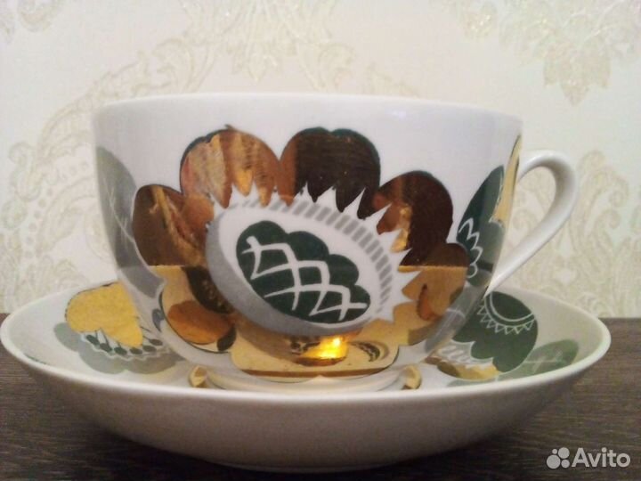 Лфз Вербилки Дулево фарфор чайная пара