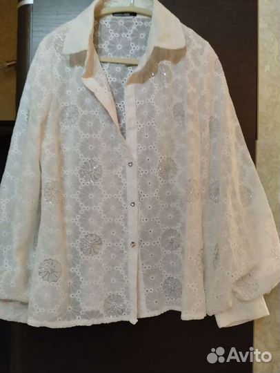 Блузка женская 46 48 белая